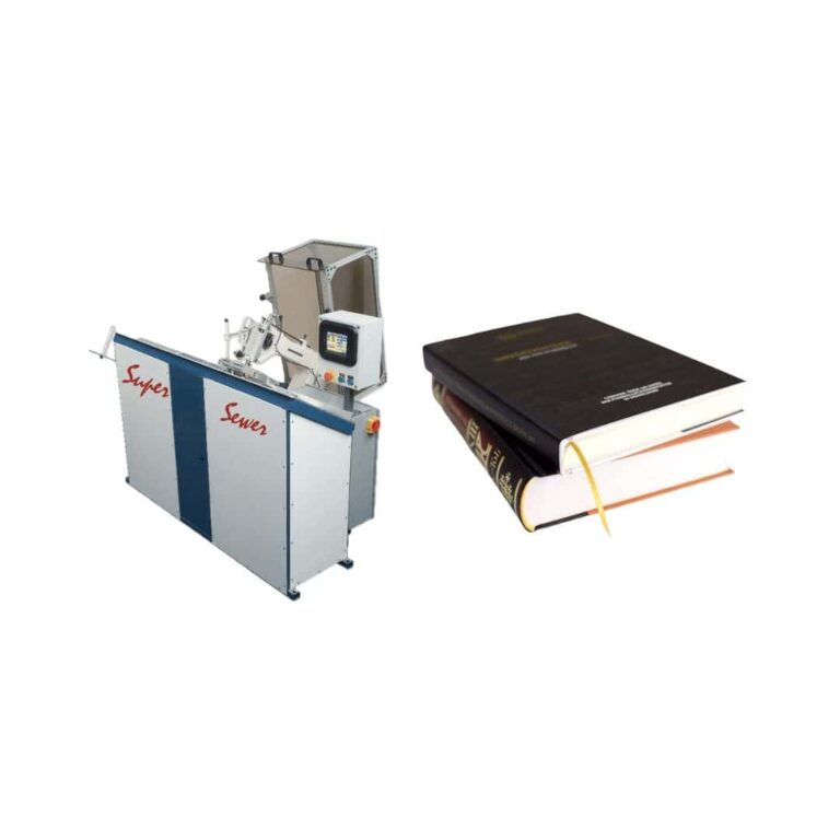 Case binding equipment for hardcover book production