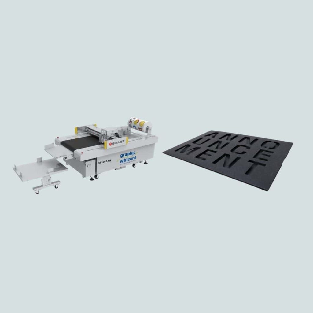 Digital die cutting machine for modern production